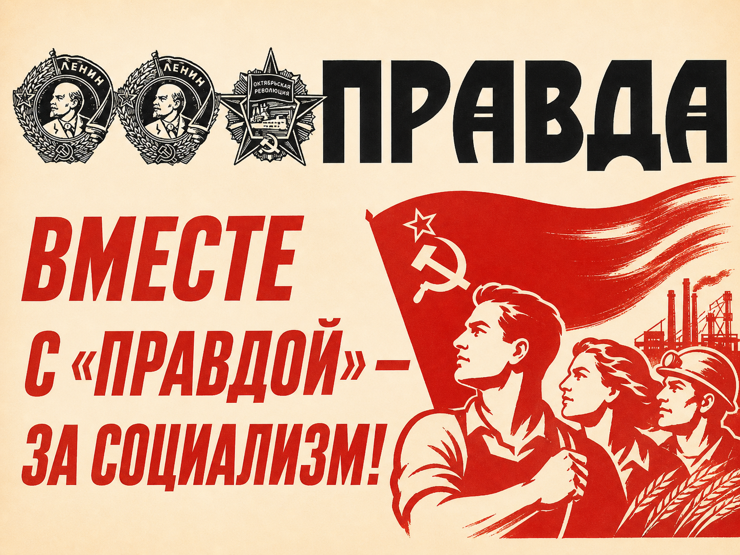Вместе с «Правдой» — за социализм!