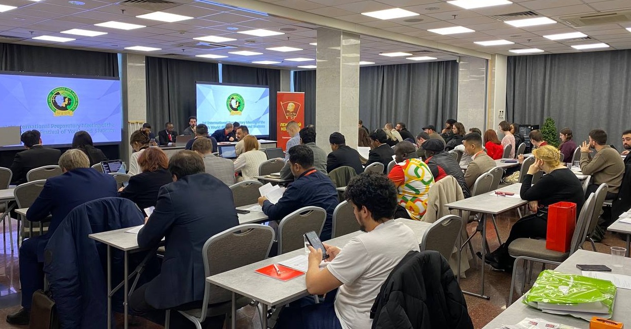 В Москве начала свою работу первая подготовительная встреча Всемирной федерации демократической молодежи по подготовке ХХ Всемирного фестиваля молодежи и студентов
